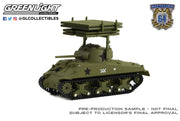 Greenlight 1/64 1945 M4 Sherman Tank US Army WW2 w/ Calliope Launcher 30405